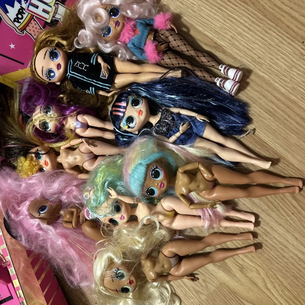 LOL Surprise Doll Lot w/ Accessories, Car & Lap Board – 10 Dolls